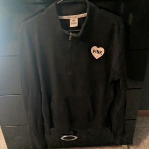 Half Zip Victoria's Secret Pink Sweatshirt